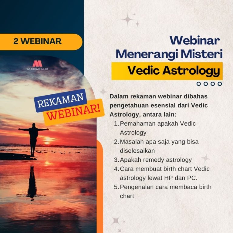 Bundle Rekaman Webinar 1 & 2: Menerangi Misteri Vedic Astrology