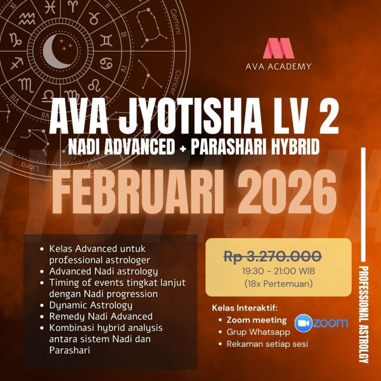 AVA Jyotisha 2 – Kelas Intermediate AVA