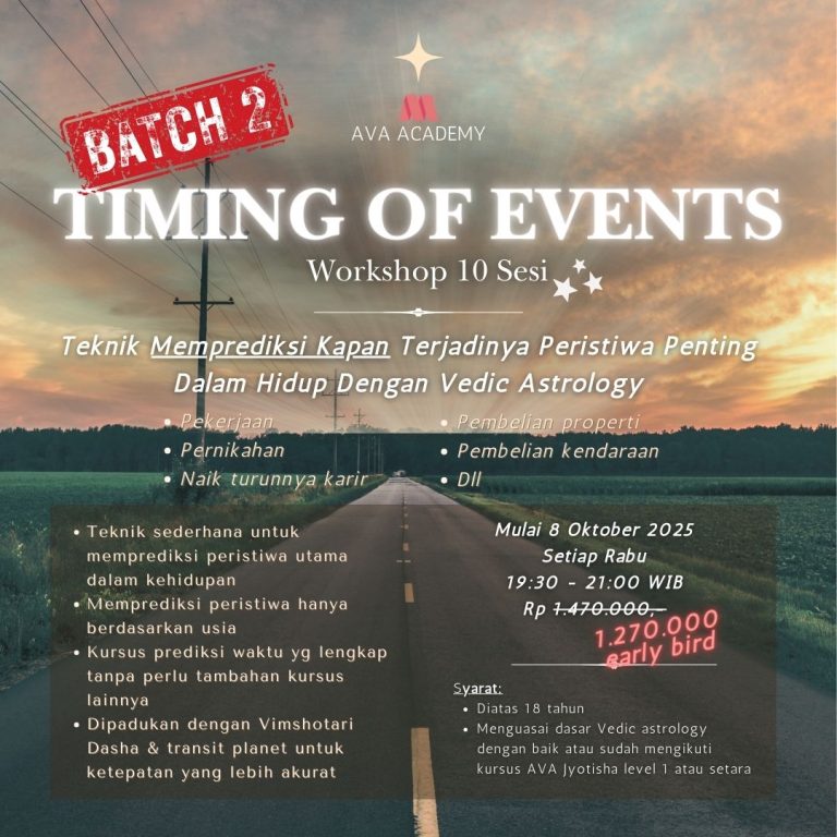 Timing of Events (AVATE) Batch 2