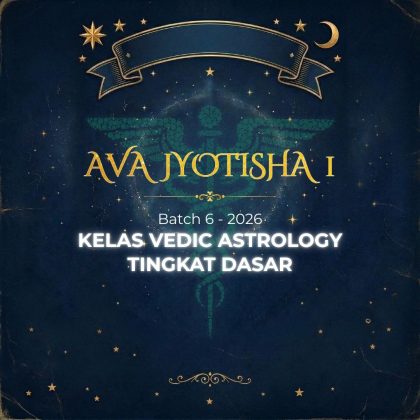 Vedic Astrology Level 1 Reguler - Batch 6 - 2026